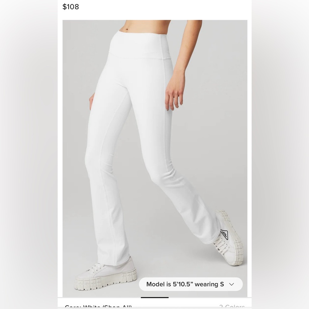 ALO Airbrush High-Waist 7/8 Bootcut Legging